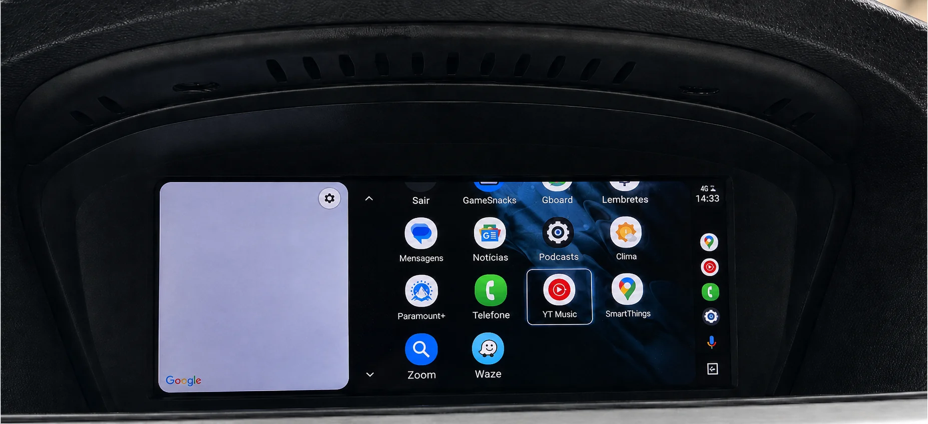 Android Auto BMW ekrānā